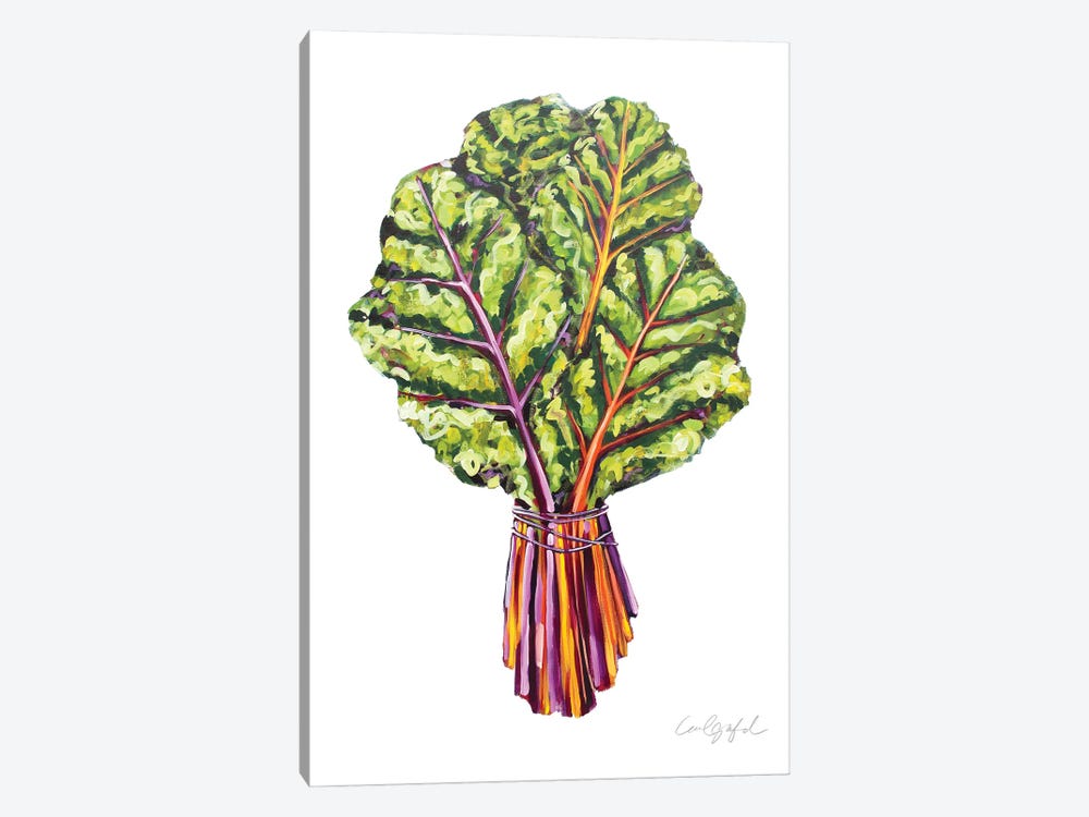Swiss Chard by Laurel Greenfield 1-piece Canvas Print
