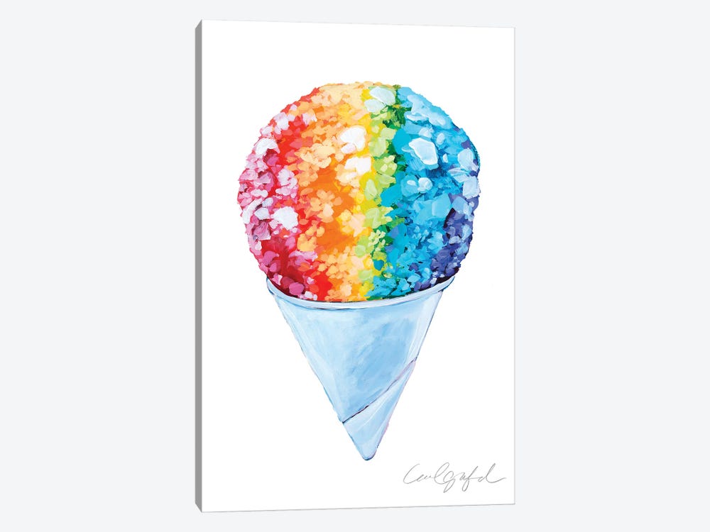 Snow Cone by Laurel Greenfield 1-piece Canvas Art