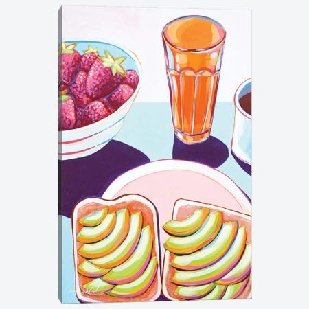 Avocado Toast Canvas Print #LGF7} by Laurel Greenfield Canvas Print