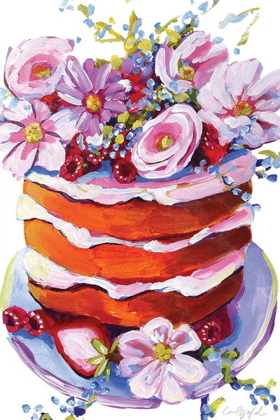 Laurel Greenfield: Spring Floral Cake by Laurel Greenfield