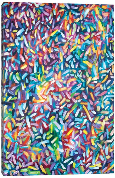 Rainbow Sprinkles Canvas Art Print - Laurel Greenfield