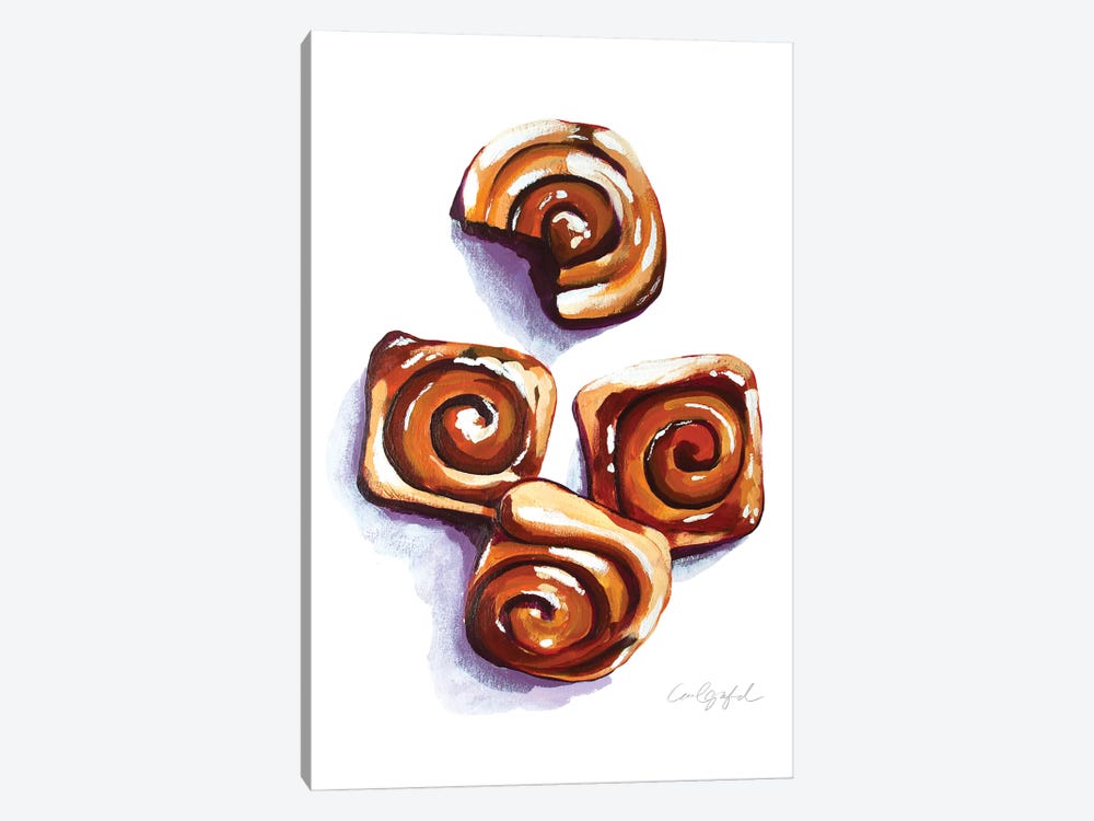 Sticky Buns by Laurel Greenfield 1-piece Canvas Art Print