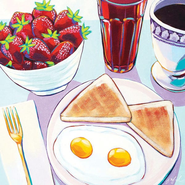 Kitchen: Sunny Side Up Eggs by Laurel Greenfield