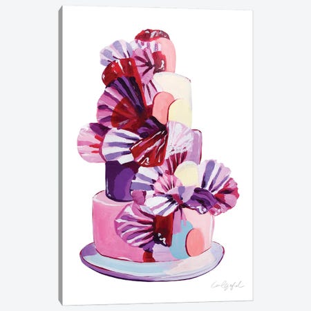 Fan Cake Canvas Print #LGF96} by Laurel Greenfield Art Print