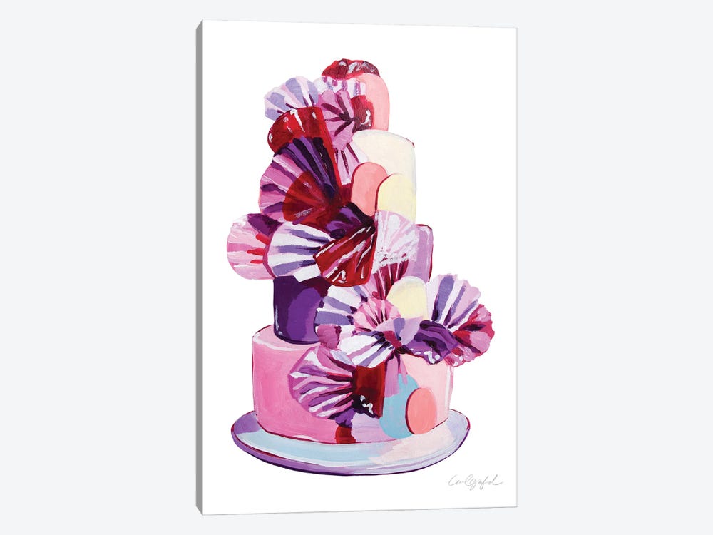 Fan Cake by Laurel Greenfield 1-piece Canvas Art Print