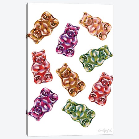 Gummy Bears Canvas Print #LGF97} by Laurel Greenfield Canvas Print
