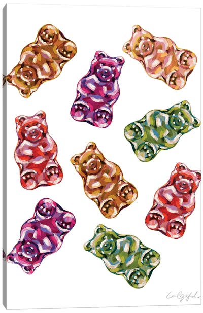 Gummy Bears Canvas Art Print - Laurel Greenfield