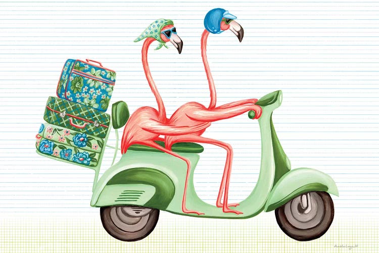 Flamingos Vespa