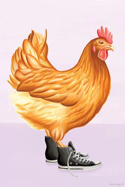 Chickens & Roosters: Hen Converse by Amélie Legault