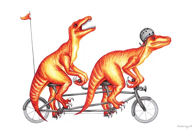 Raptors On Bike