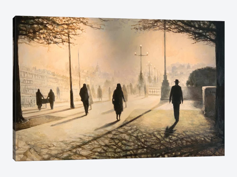 Afternoon In Paris by Lawrence Gipe 1-piece Canvas Artwork