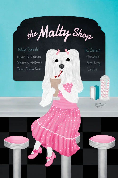 Lucy At The Malty Shop