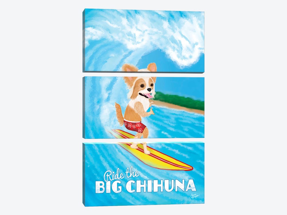 Big Chihuna by Laura Bergsma 3-piece Art Print