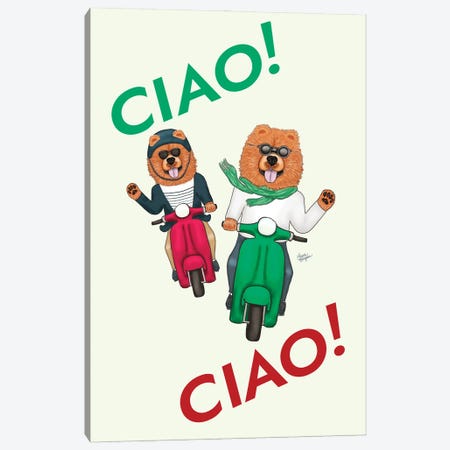 Ciao Ciao Canvas Print #LGS25} by Laura Bergsma Canvas Print