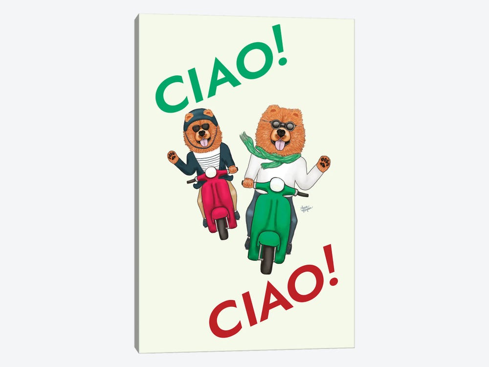 Ciao Ciao by Laura Bergsma 1-piece Canvas Artwork