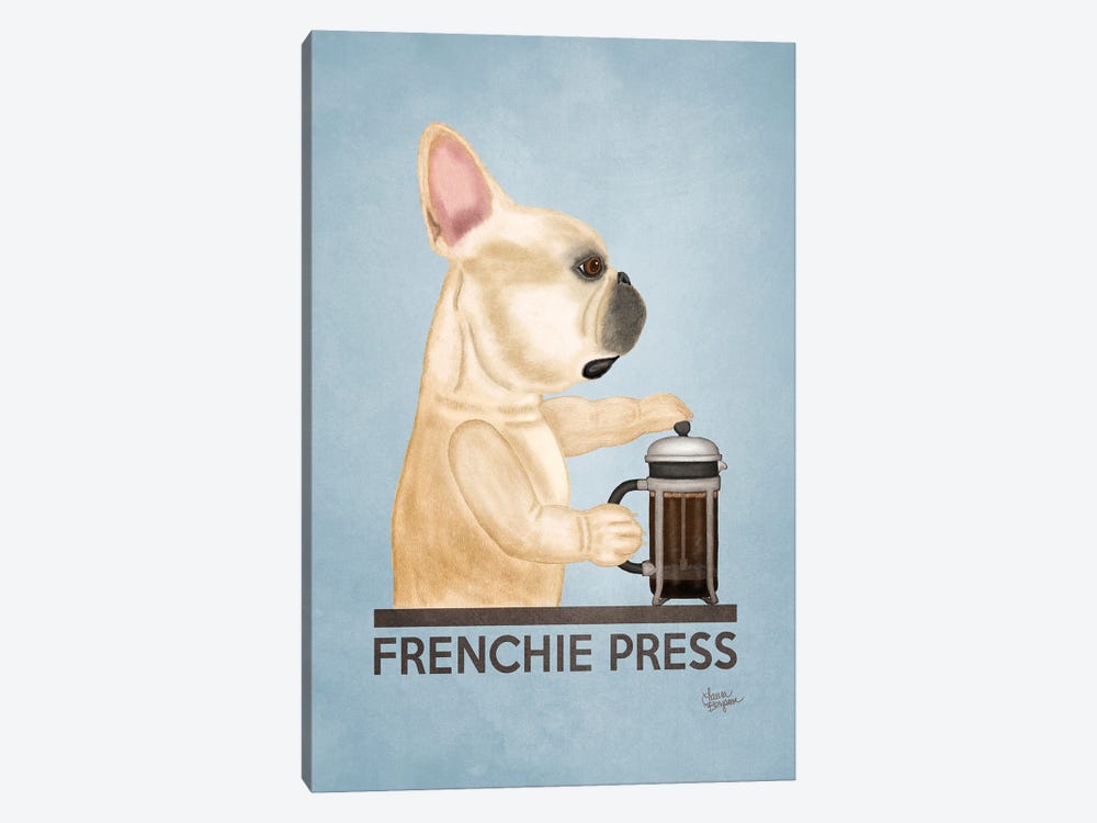 Frenchie Press (Fawn) by Laura Bergsma 1-piece Canvas Artwork