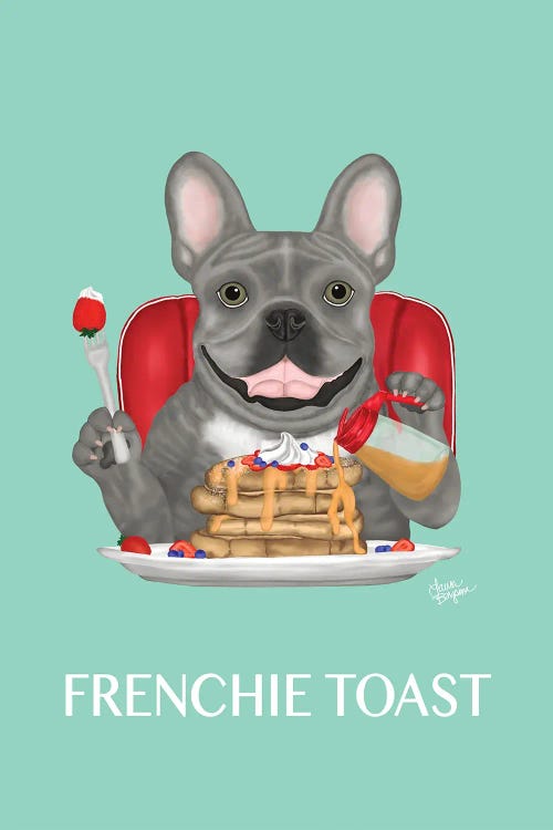 Frenchie Toast (Blue)