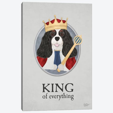 King Of Everything (Tricolor) Canvas Print #LGS56} by Laura Bergsma Canvas Artwork