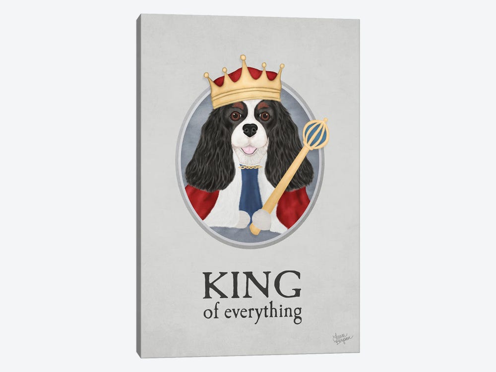 King Of Everything (Tricolor) by Laura Bergsma 1-piece Canvas Art