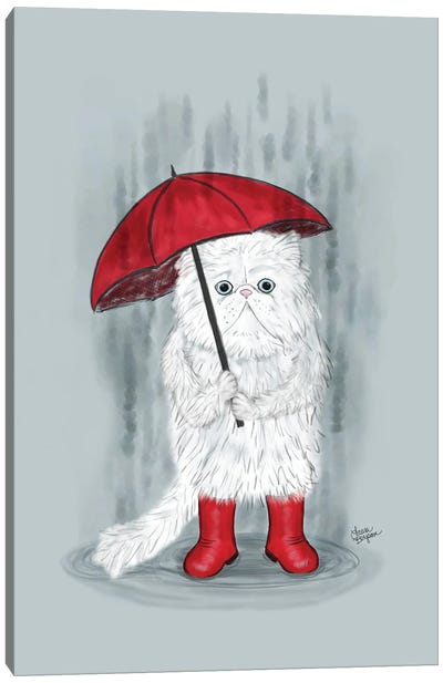 Rainy Days Canvas Art Print - Laura Bergsma