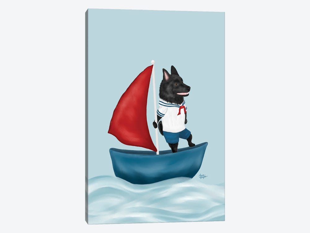 Schips Ahoy by Laura Bergsma 1-piece Canvas Art Print