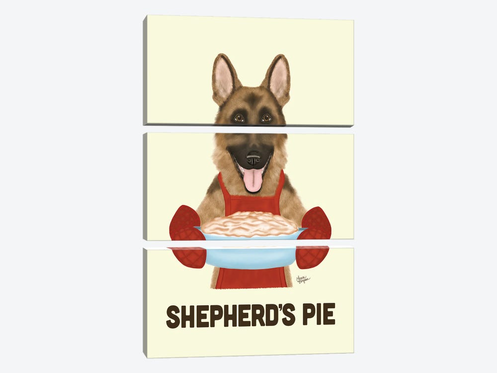 Shepherd's Pie by Laura Bergsma 3-piece Canvas Print