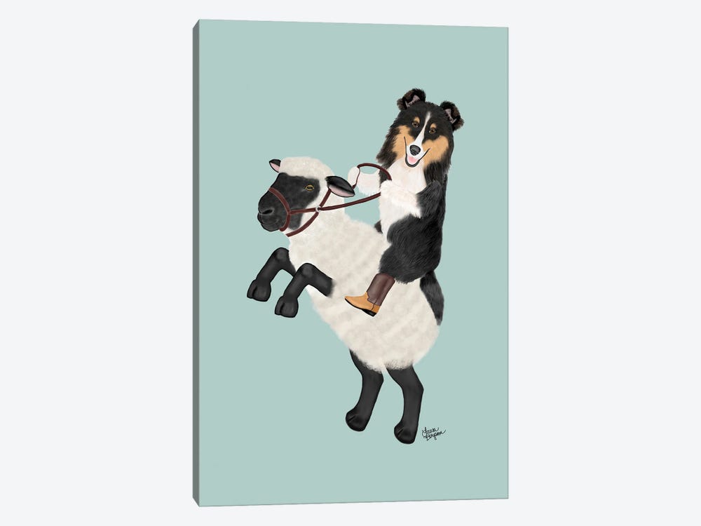 Shetland Sheepdog (Tricolor) by Laura Bergsma 1-piece Art Print