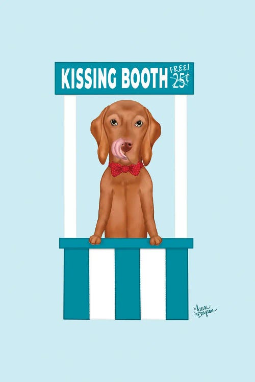 Vizsla Kissing Booth