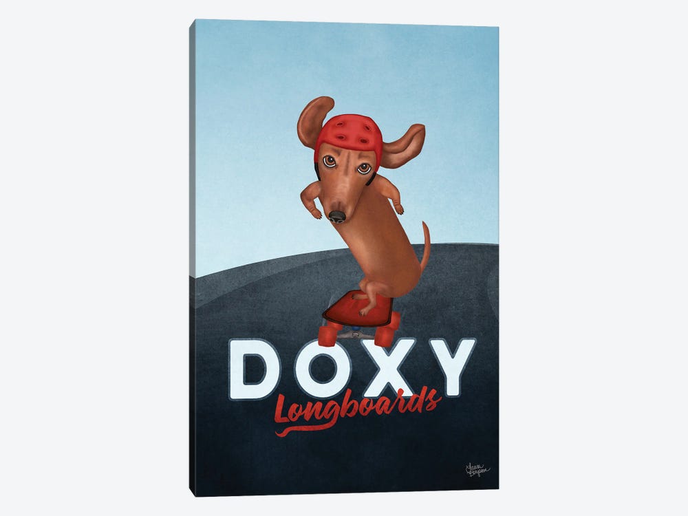 Doxy Longboards by Laura Bergsma 1-piece Canvas Artwork