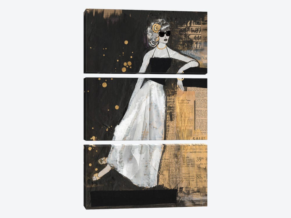 Glamour II by Alicia Longley 3-piece Canvas Print