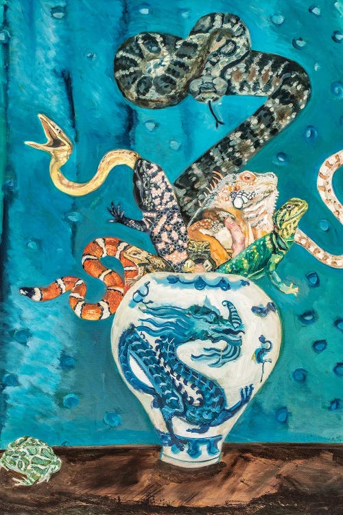 Herpetological Still Life by Lisa Goldfarb wall art
