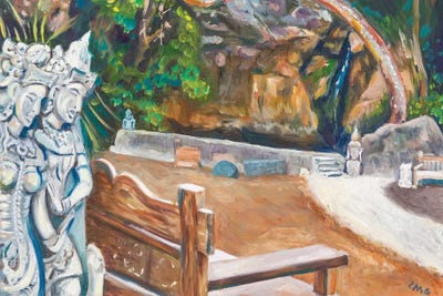 Jalan Jalan Imports, Topanga Canyon by Lisa Goldfarb art print