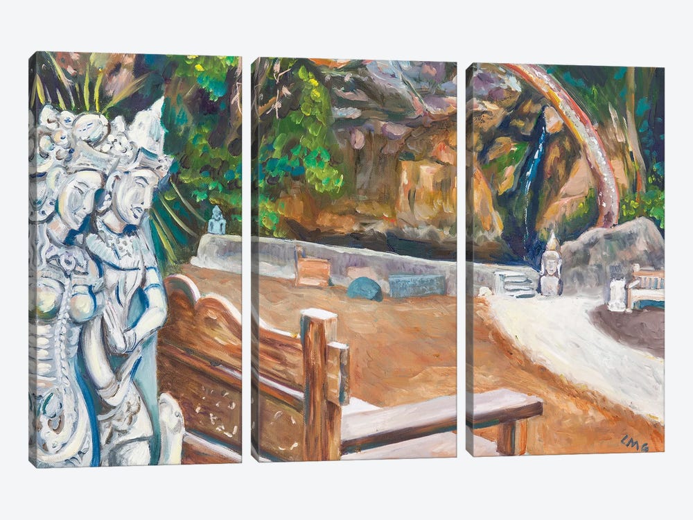 Jalan Jalan Imports, Topanga Canyon by Lisa Goldfarb 3-piece Canvas Art