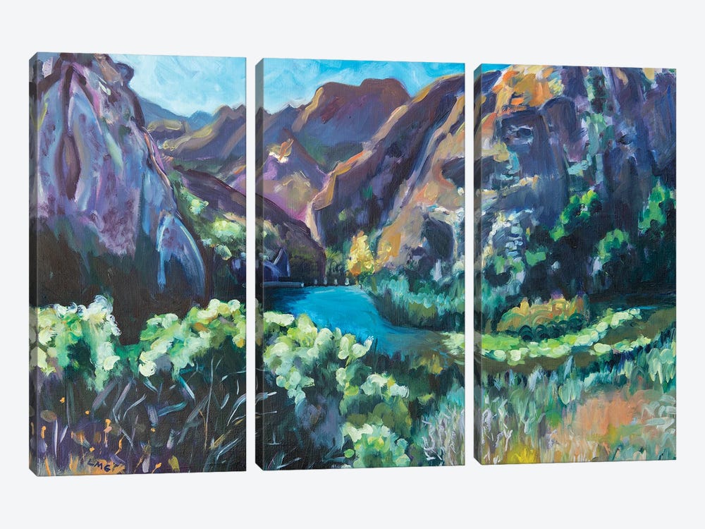 Malibu Creek State Park by Lisa Goldfarb 3-piece Canvas Print