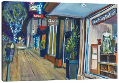 Montana Ave, Santa Monica Canvas Art Print - Lisa Goldfarb