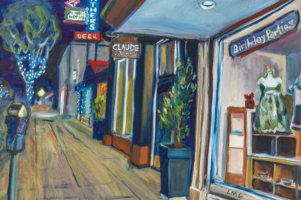 Lisa Goldfarb: Montana Ave, Santa Monica by Lisa Goldfarb