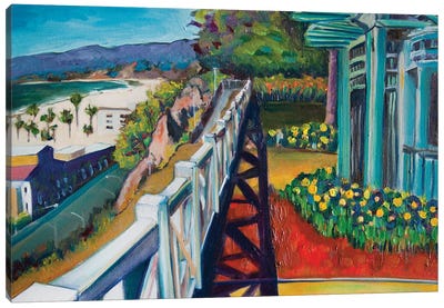 Palisades Park Pergola, Santa Monica Canvas Art Print - Santa Monica