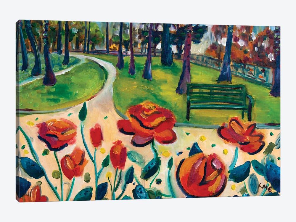 Palisades Park Blooms, Santa Monica by Lisa Goldfarb 1-piece Art Print