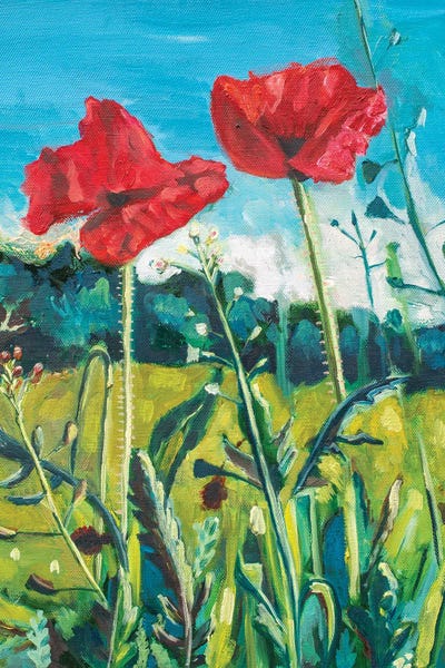 Lisa Goldfarb: Poppies In Germany by Lisa Goldfarb