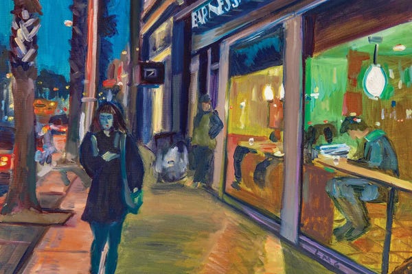 Lisa Goldfarb: The Old Barnes And Nobles, Santa Monica by Lisa Goldfarb