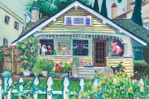 Lisa Goldfarb: Santa Monica Bungalow by Lisa Goldfarb