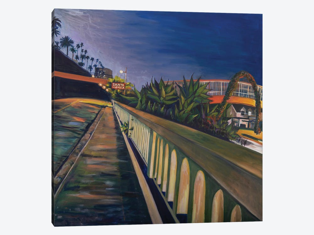 California Incline Night (From Bottom) by Lisa Goldfarb 1-piece Canvas Print