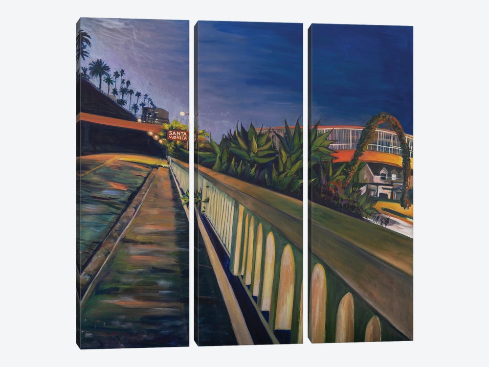 California Incline Night (From Bottom) by Lisa Goldfarb 3-piece Art Print
