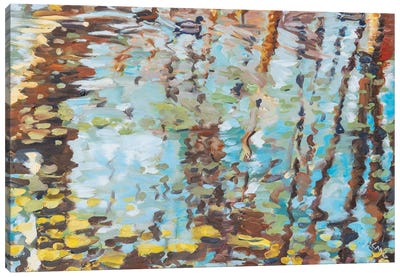 Malibu Monet Canvas Art Print - Reflective Moments
