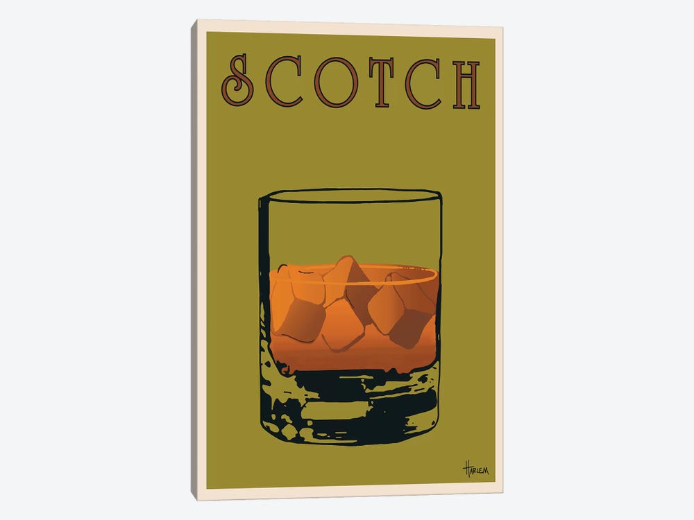 Scotch by Lee Harlem 1-piece Canvas Print