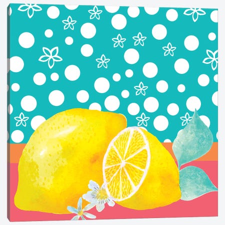 Lemon Inspiration II Canvas Print #LHE12} by Larisa Hernandez Canvas Art Print