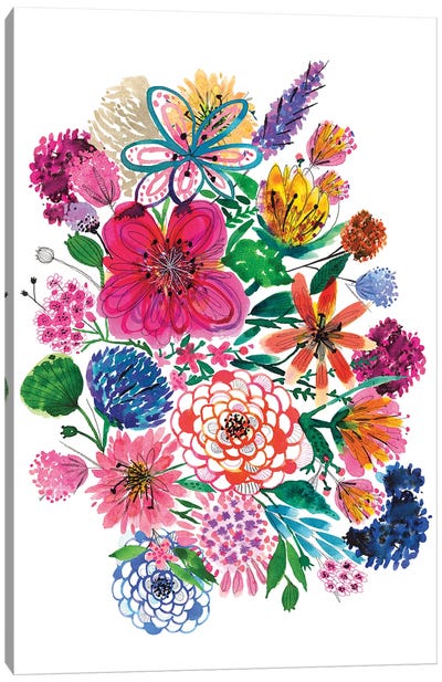 Free Floral I Canvas Art Print