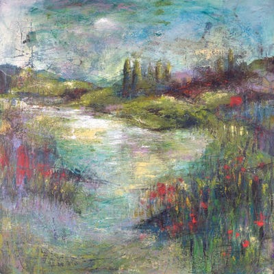 Lakeside Harmony by Laurie Huff art print