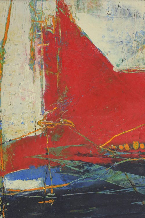 Red Sail by Laurie Huff wall art