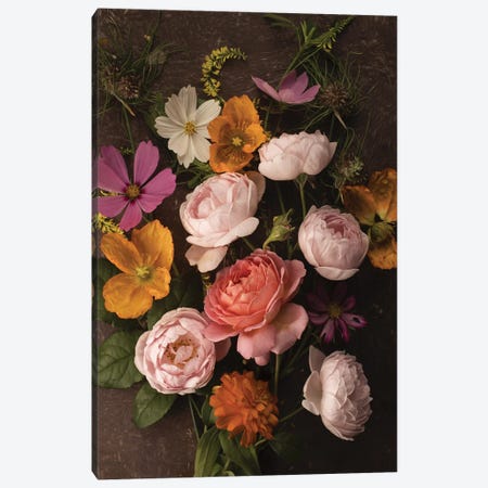 A Pocket Full Of Posies Canvas Print #LHM1} by Leah McLean Canvas Artwork